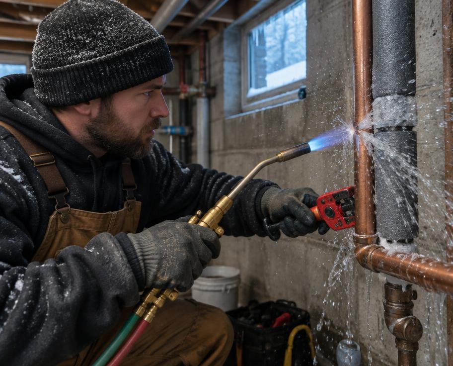 Burst & Frozen Pipe Repair in St. Louis